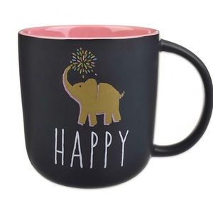 “Happy” Elephant Statement Chalkboard Mug